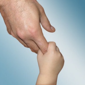 hand holding