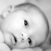 BW Baby Eyes by peasap at Flickr