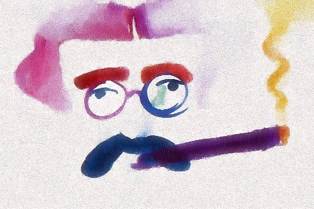 Groucho Watercolor by DailyPic at Flickr
