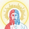 Red State/Blue State Jesus from linked CNN article