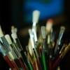 oil painting brushes by deflam via Flickr.