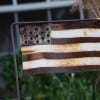 Rusted Flag by emseearr at Flickr
