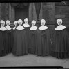 Nuns attending Cardinal O'Connell funeral at the Cathedral of the Holy Cross