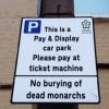 Richard III Car Park Sign via Blogswallop on Facebook