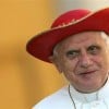 Shea: "Forgive me, Your Holiness,
 but is that still 'your' hat?"
B16: (sighs) "It is not.  But it's so hard 
to say goodbye to yesterday..."
