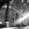 Light at St. Peters BW by MarcelGermain at Flickr