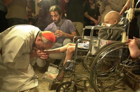 Bergoglio on Holy Thursday — widely distributed on Twitter, unattributed Bergoglio on Holy Thursday — widely distributed on Twitter, unattributed