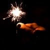 Sparkler by rolleh at Flickr