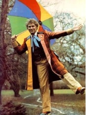 “The yellow trousers, vivid enough in themselves, were positively sober compared to a multi-coloured coat that might have made Joseph himself feel a pang of envy.” From The Mysterious Planet by Terrance Dicks