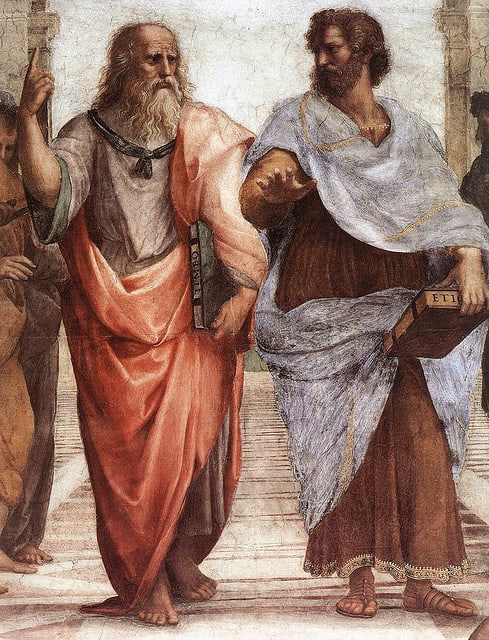 Plato & Aristotle by Image Editor at Flickr