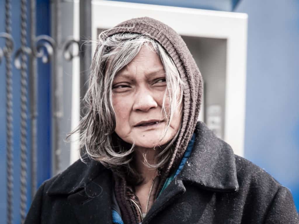 Homeless Woman SF by Franco Folini at Flickr