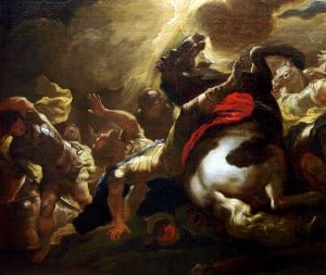 La Conversion de Saint Paul by Luca Giordano.