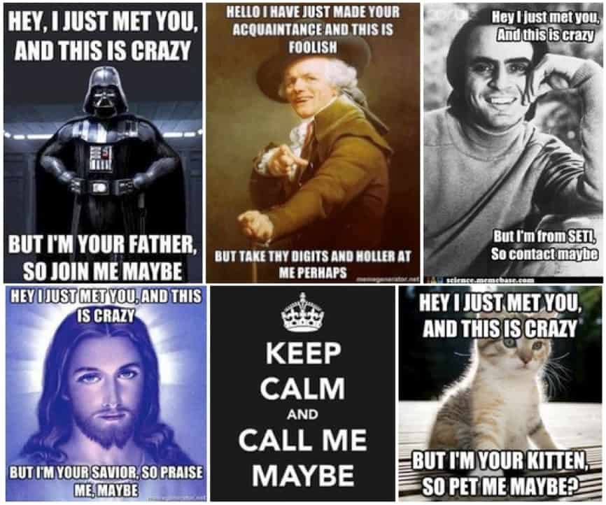 Call Me Maybe Memes via Know Your Meme.