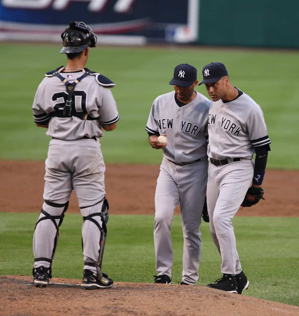 Yankees Big 3 by Keith Allison at flickr