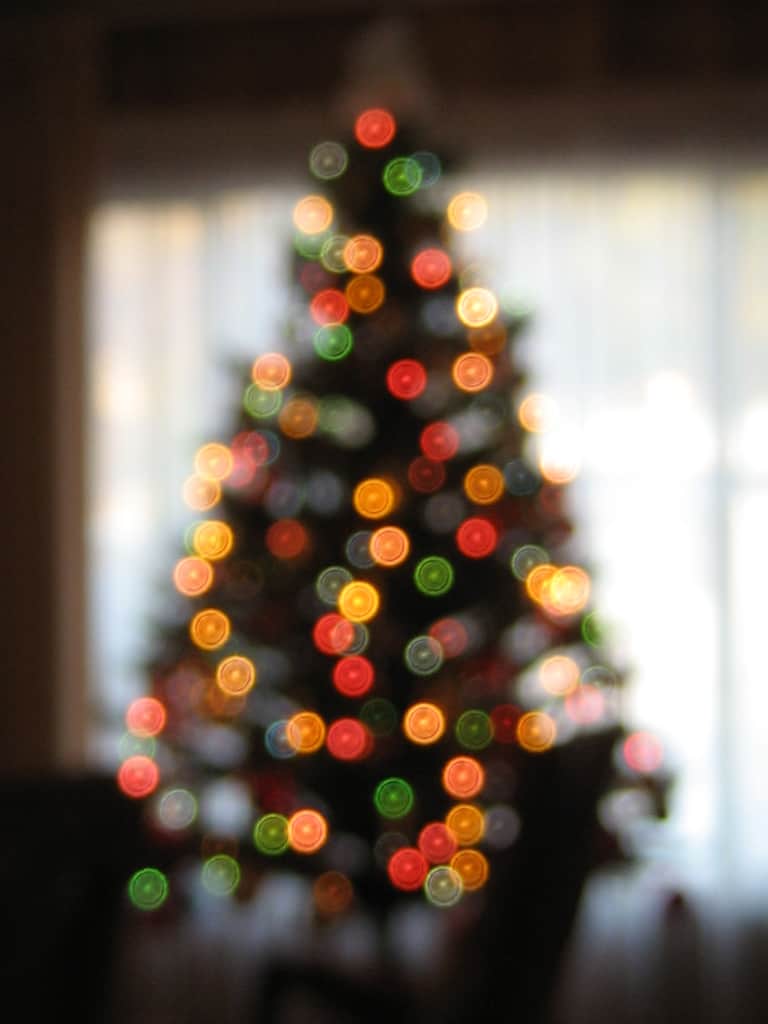Blurry Christmas Tree by rwpeary at Flickr