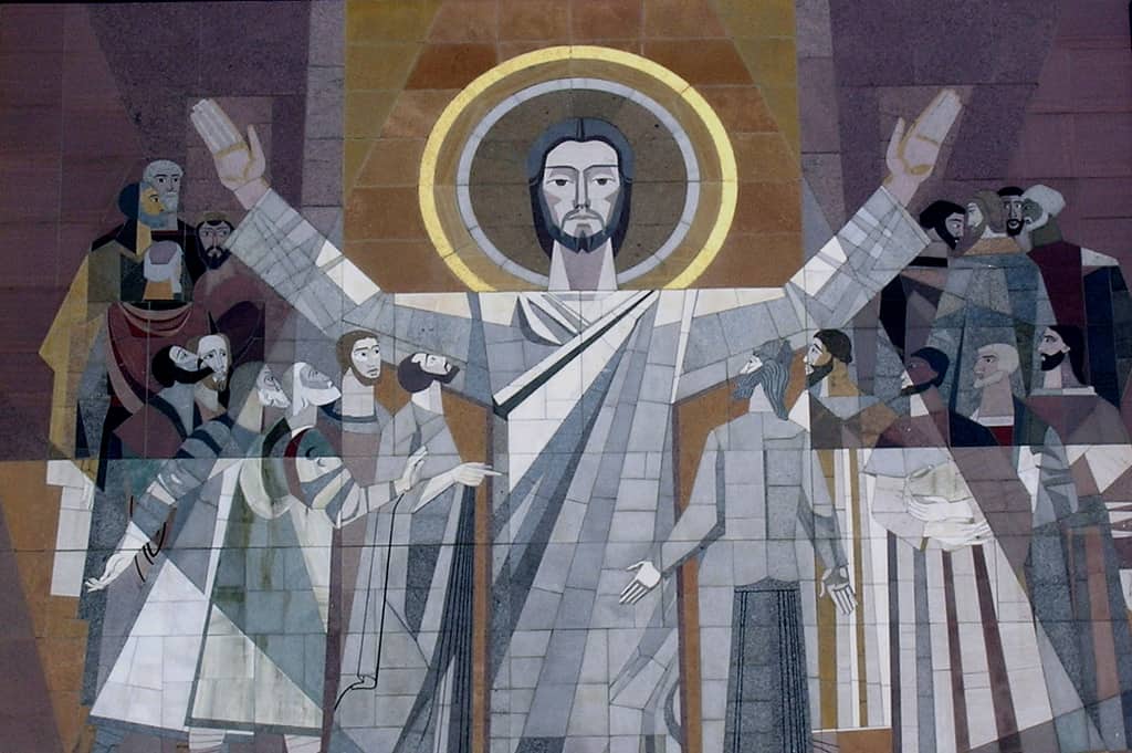 Touchdown Jesus by Gregory Trieste at Flickr