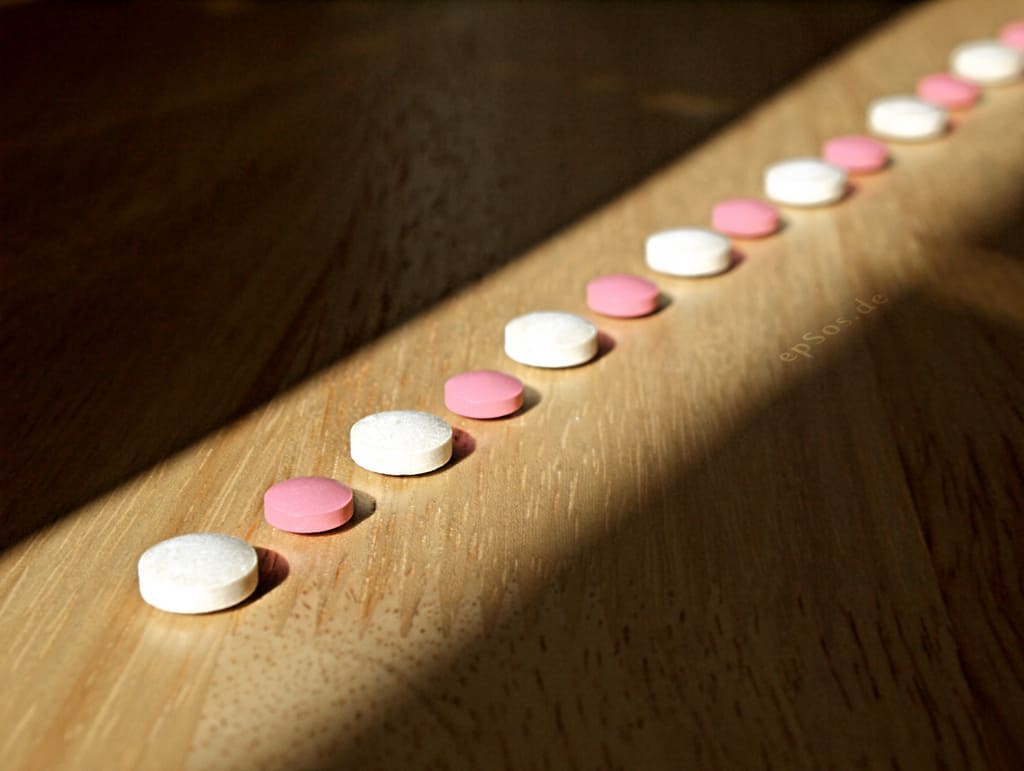 Row of Pills by epSos.de at Flickr