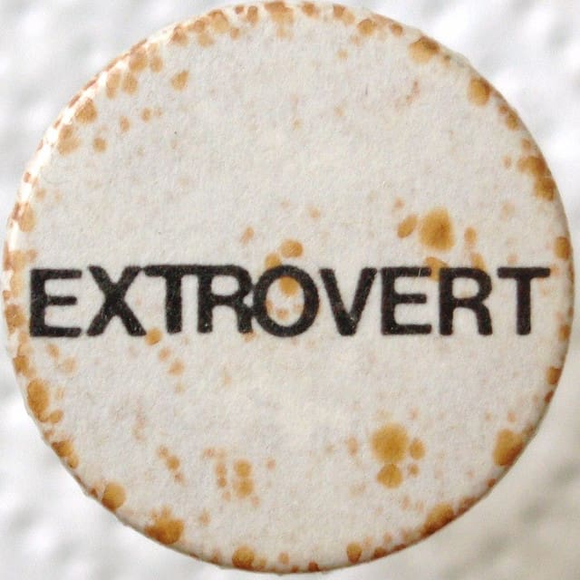 Extrovert Badge by chrisinplymouth at Flickr