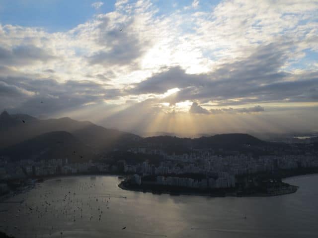 Sun Setting, Seen from Sugarloaf