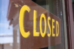 Closed Sign in Yellowstone by bmills via flickr