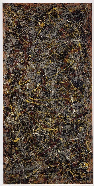 Jackson Pollock’s 1948 painting entitled “No. 5” ranks among the world’s most expensive paintings.