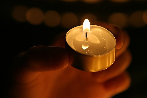 A single candle