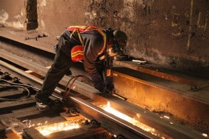 Maintenance on the third rail Photo by Metropolitan Transportation Authority on Flickr
