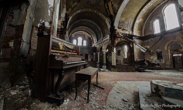 An abandoned church in Cleveland. Matt Shiffler / Flickr