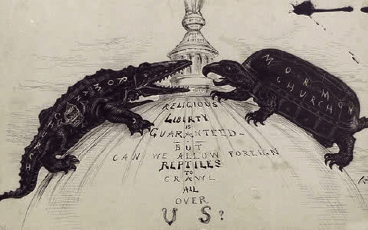 Thomas Nast's Charitable Depiction of "Foreign Reptile" Religions