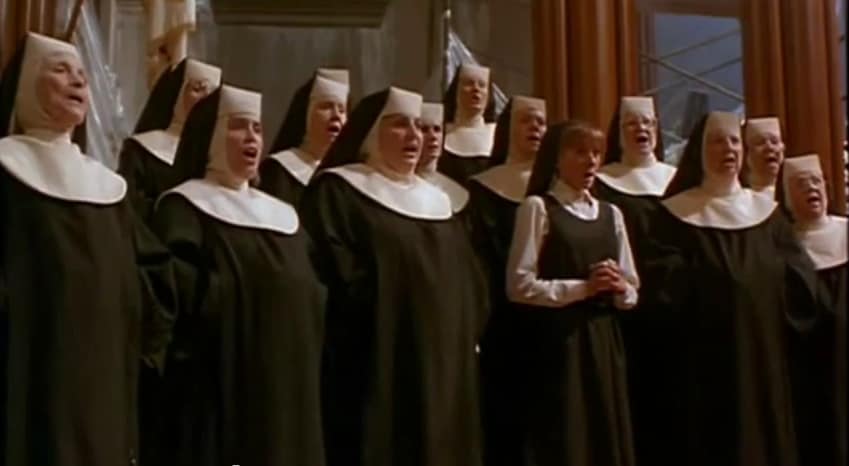 Screencap from Sister Act YouTube video