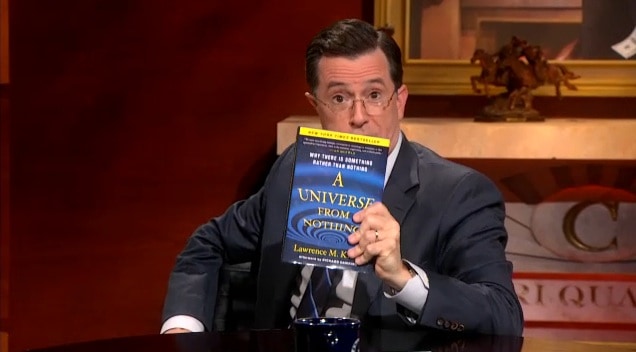 Stephen Colbert on "Nothing," from Comedy Central.