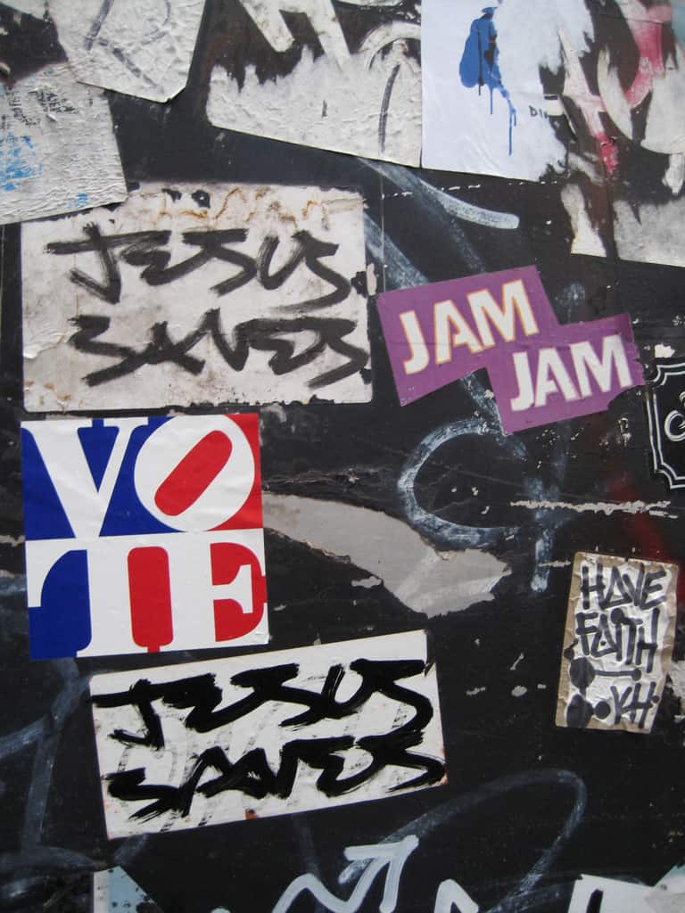 Vote Graffiti by mockstar at Flickr