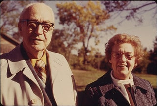 Dr. and Mrs. Karl Menninger by the US National Archives on Flickr.