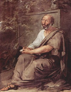 Aristotle by Francisco Hayez via WikiCommons.