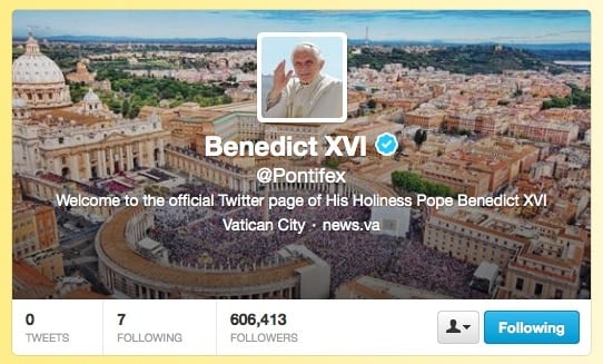 Praying #bittertweets with @Pontifex