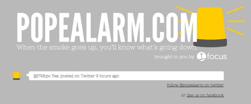 Don’t Be Alarmed, Just Use Pope Alarm