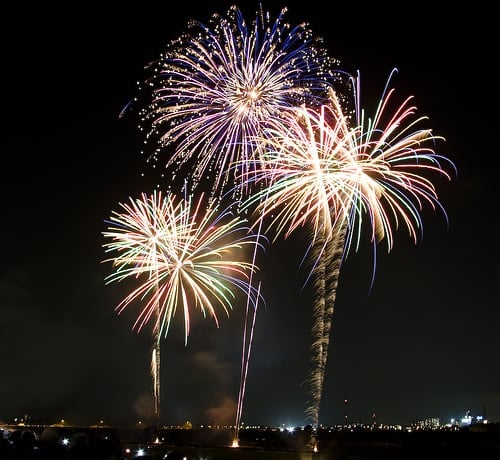 Fireworks by bayasaa via Flickr.