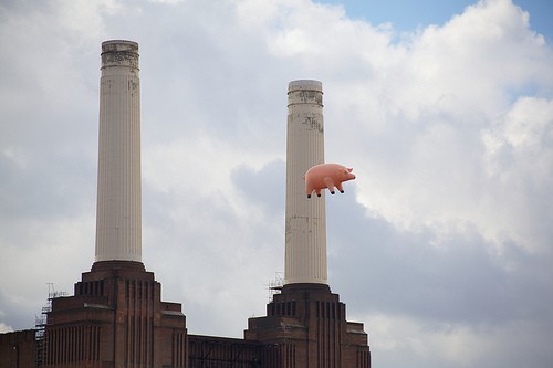 Pink Floyd pig image courtesy Flickr user Dave Smith