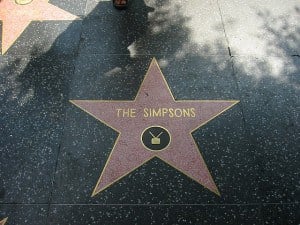 The Simpsons star at the Walk of Fame | Flickr User YoNoSoyTu | Flickr Creative Commons