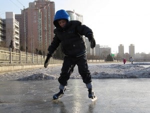 Ice Skating Boy