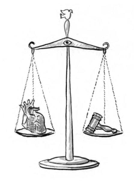 Scales of Justice Illustration
