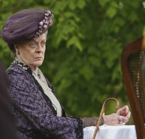 The Dowager Countess of Grantham...how I love your cheeky insults.  Flickr / Just_Mags