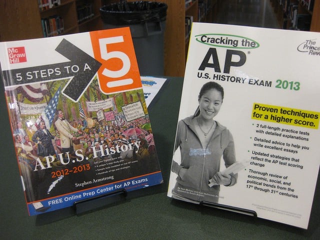 New Arrivals October 2012: 5 Steps to a 5 AP US History 2012-2013 and Princeton Review AP US History 2013 | Flickr user The Unquiet Library | Flickr Creative Commons