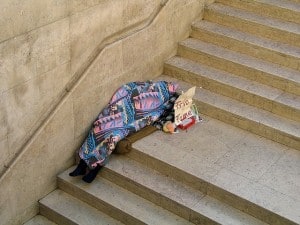 Homeless, courtesy Flickr user Osvaldo Gago