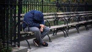 Resting Runner, Homeless Man, or Addict? | Flickr user Zeldman | Flickr Creative Commons