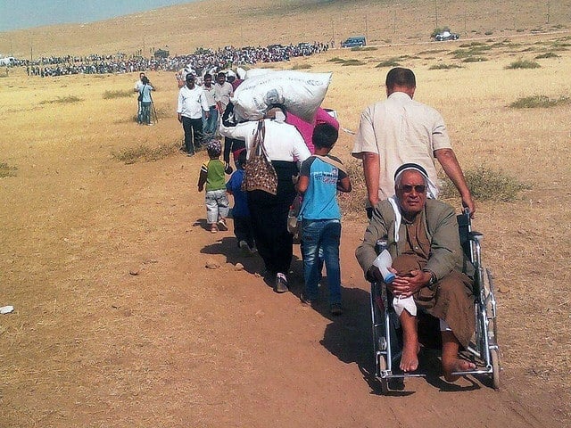 Arrival of Syrian refugees