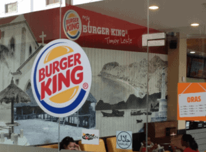 Burger King in East Timor, photo taken by author
