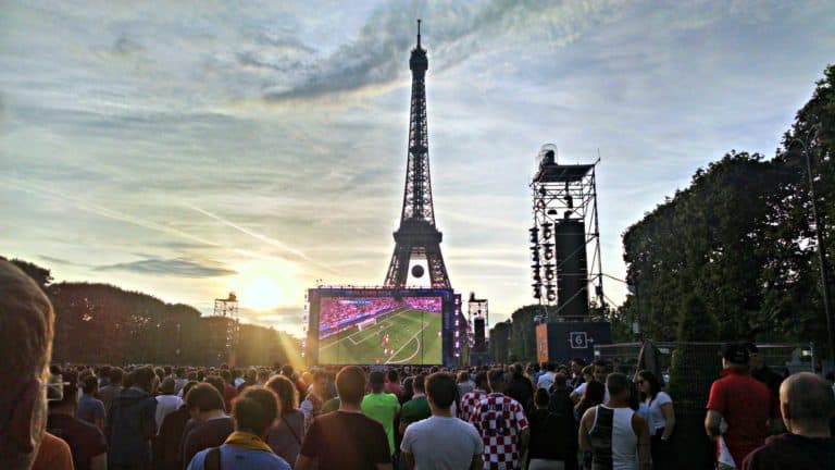 Euro Cup "Fan Zone" in Paris, photo by author